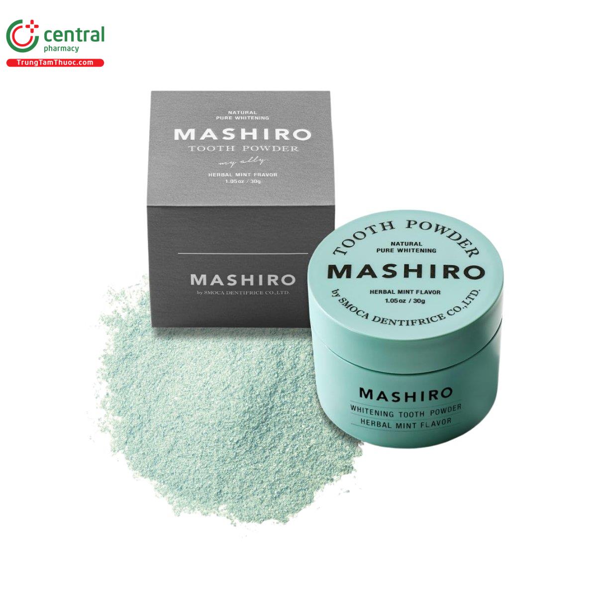 mashiro tooth powder herbal mint flavor 4 R7346