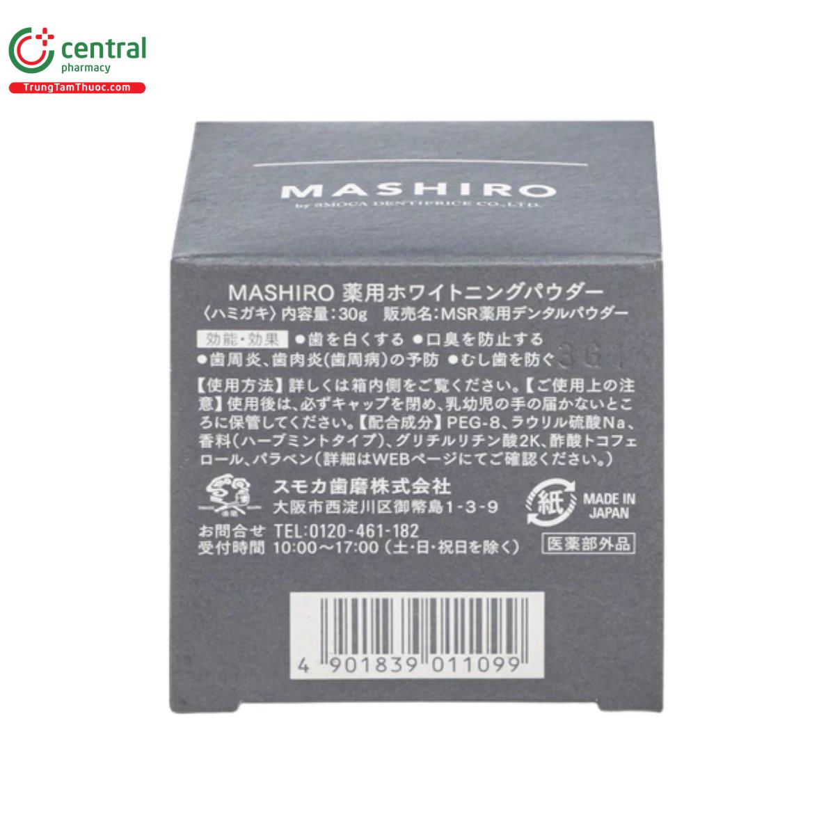 mashiro tooth powder herbal mint flavor 7 P6151