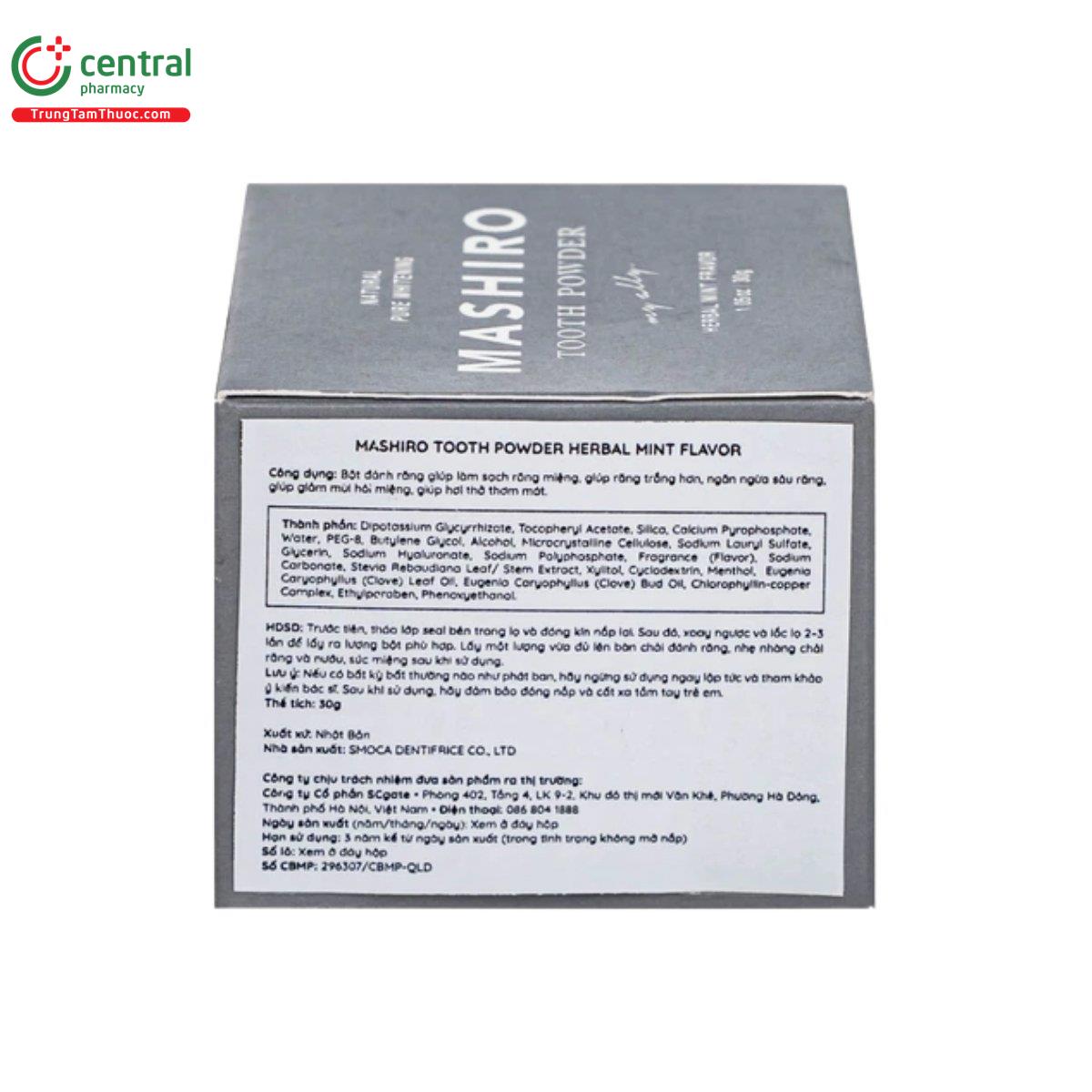 mashiro tooth powder herbal mint flavor 8 I3423