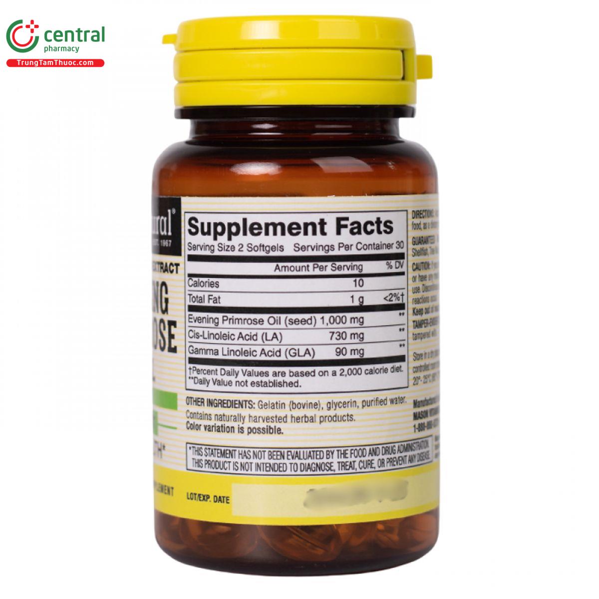 mason evening primrose oil G2735