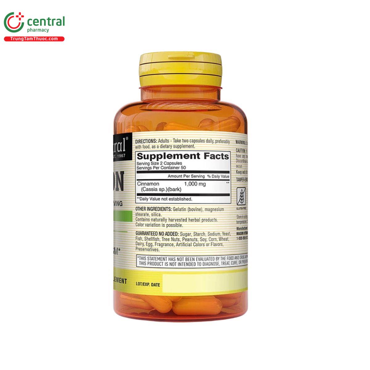 mason natural cinnamon 1000mg 7 O5480