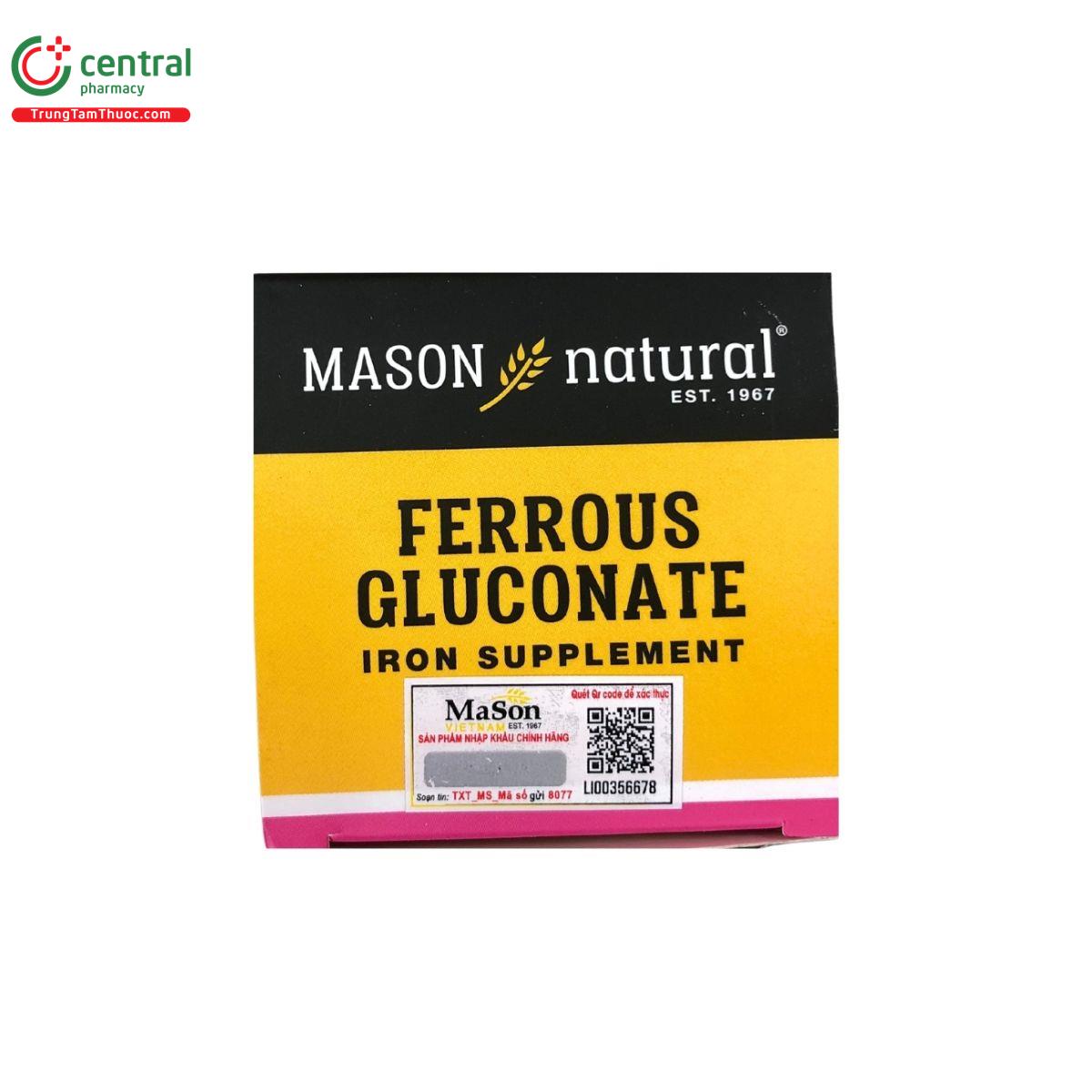 mason natural ferrous gluconate 6 P6487