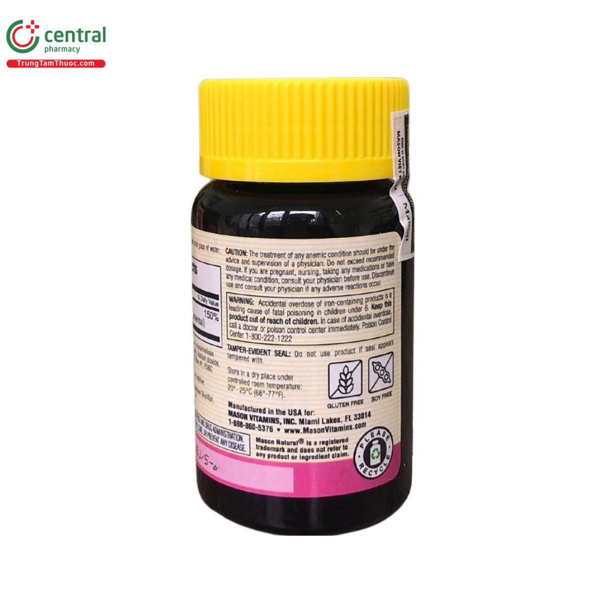 mason natural ferrous gluconate 8 P6003