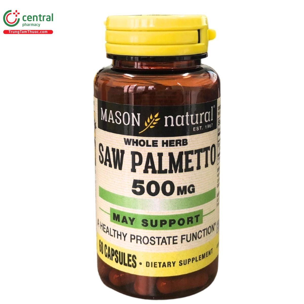 mason natural saw palmetto 500mg 3 U8637