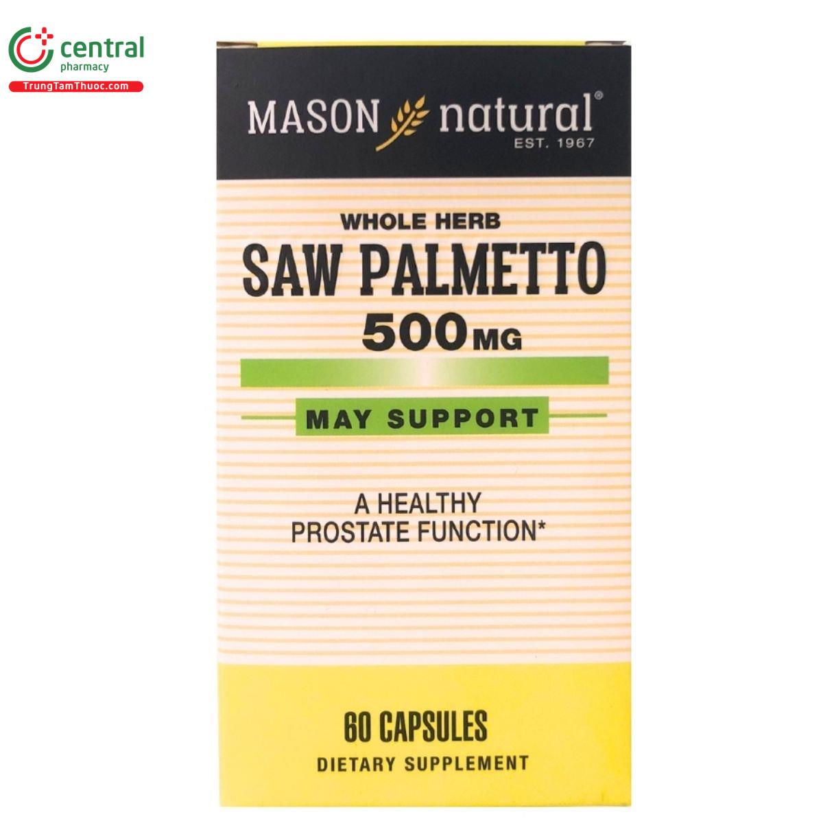 mason natural saw palmetto 500mg 6 I3341