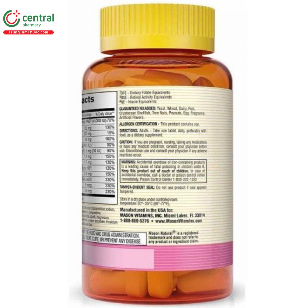 masonatal prenatal formulation 8 K4225