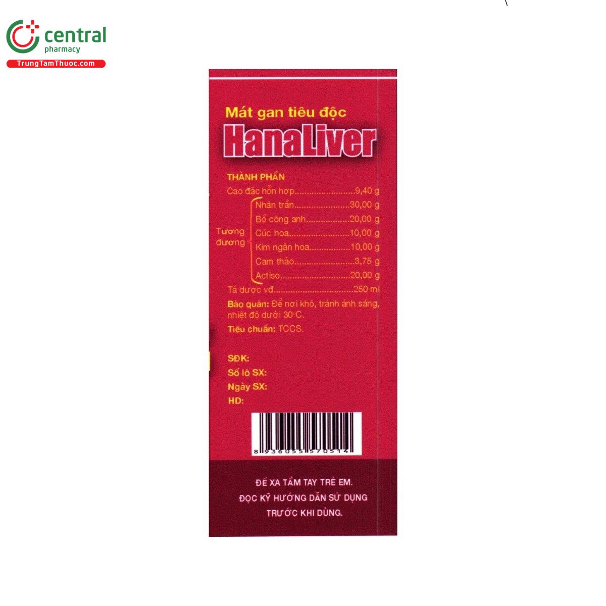 mat gan tieu doc hanaliver 5 M5418 mat gan tieu doc hanaliver 5 M5418