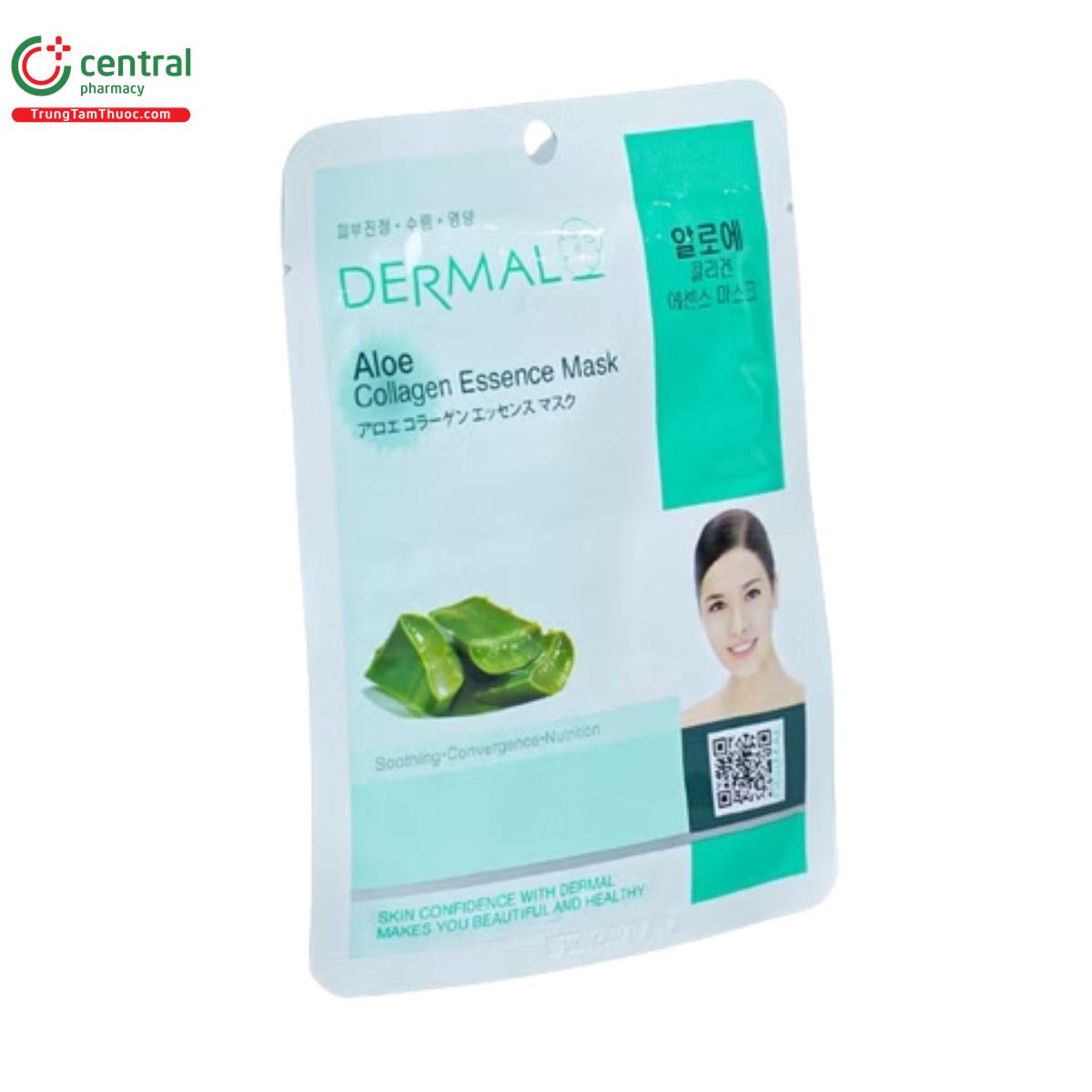 mat na dermal aloe collagen essence mask 3 T8364