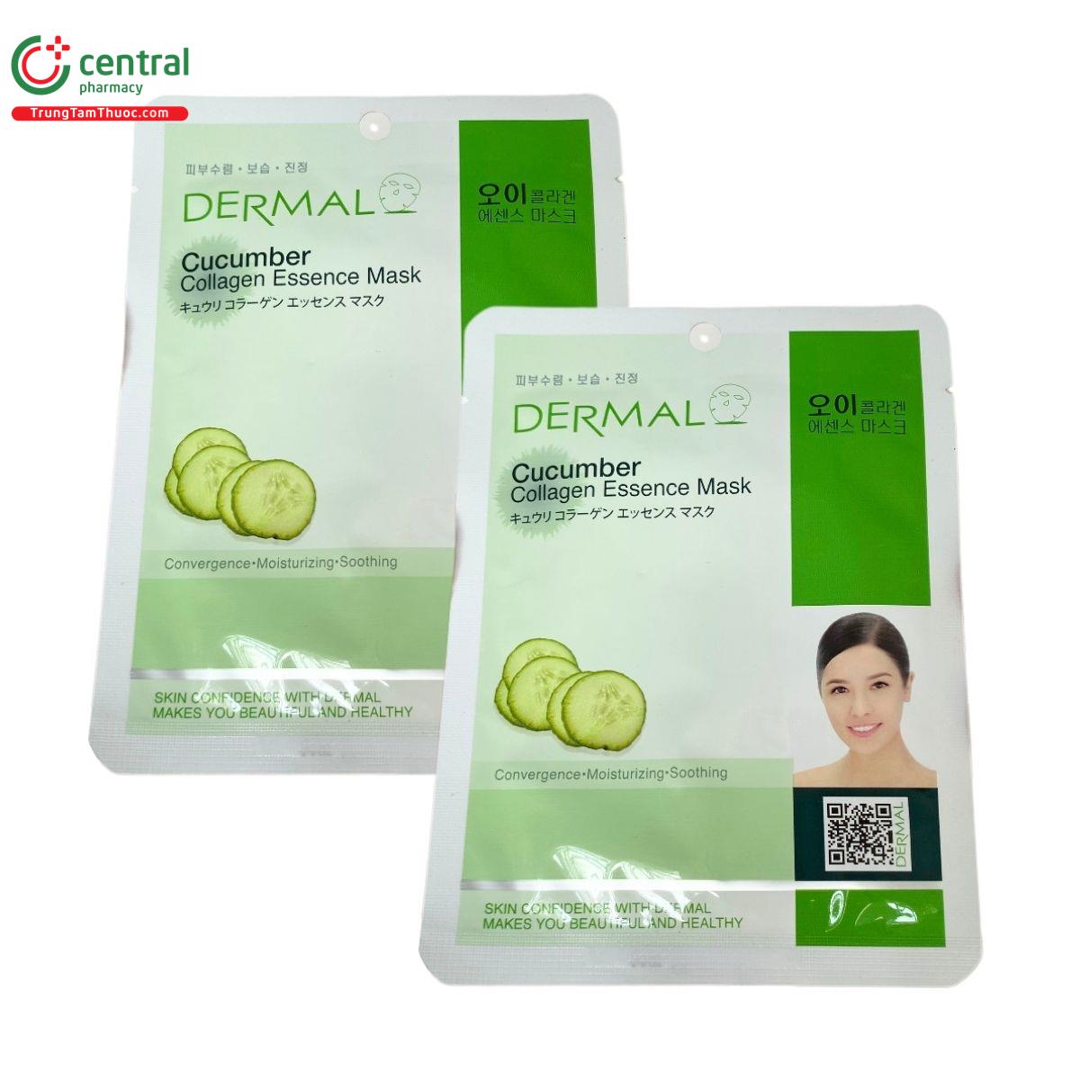 mat na dermal cucumber collagen essence mask 2 T8364