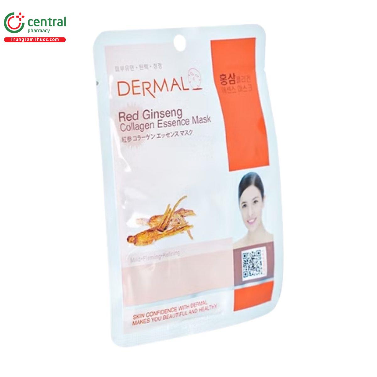 mat na dermal red ginseng collagen essence mask 3 E1072