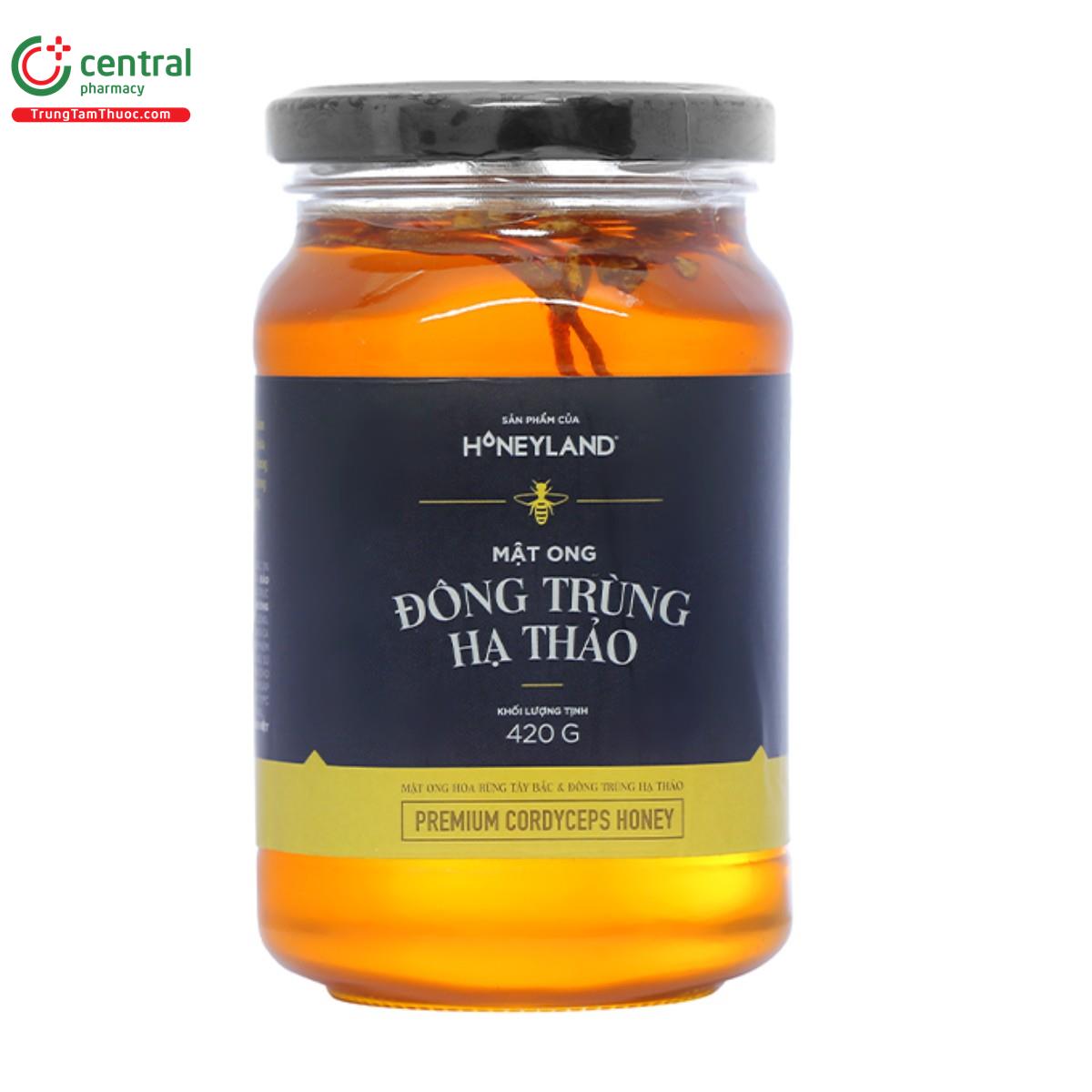 mat ong dong trung ha thao honey land 420g 1 G2337