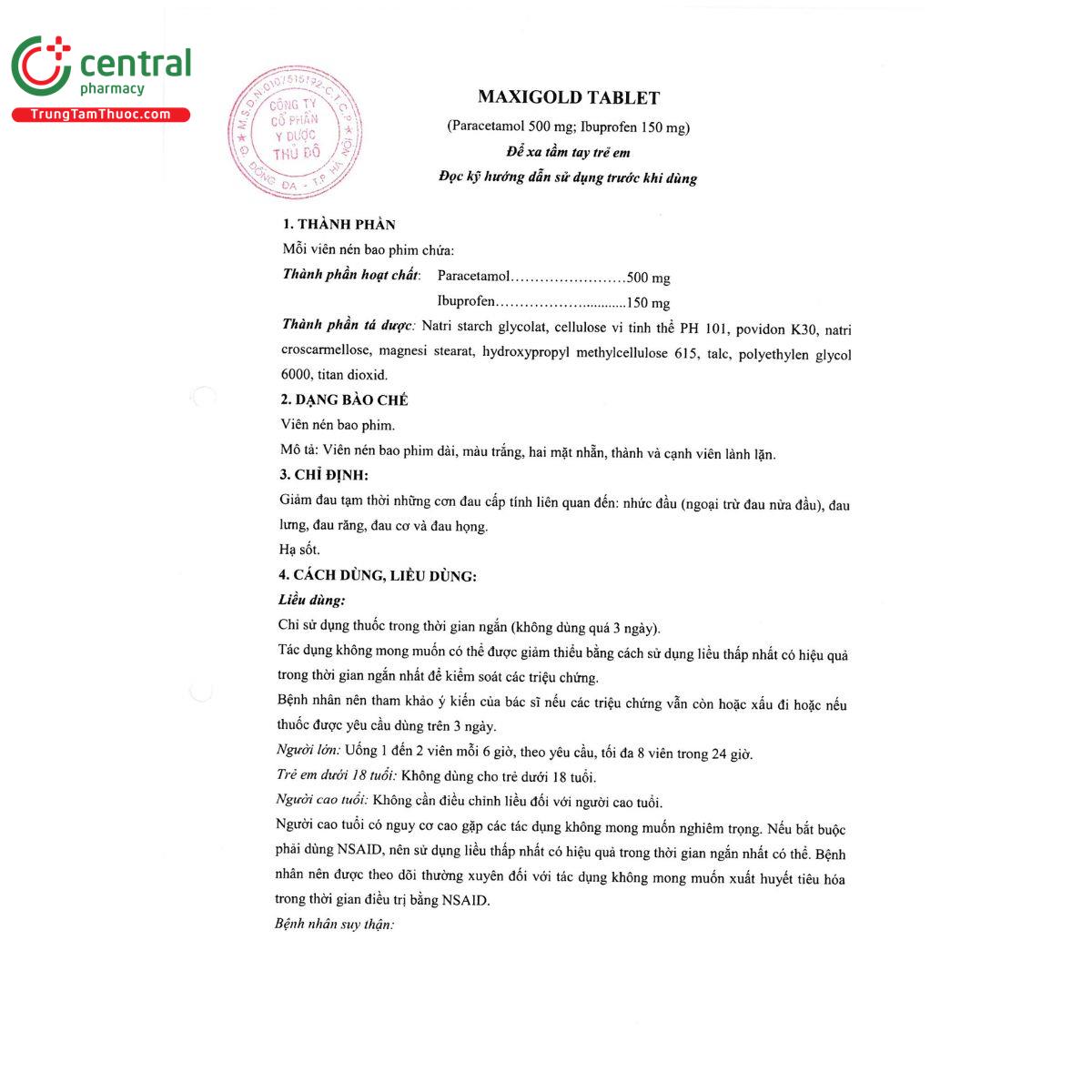 maxigold tablet 3 Q6476