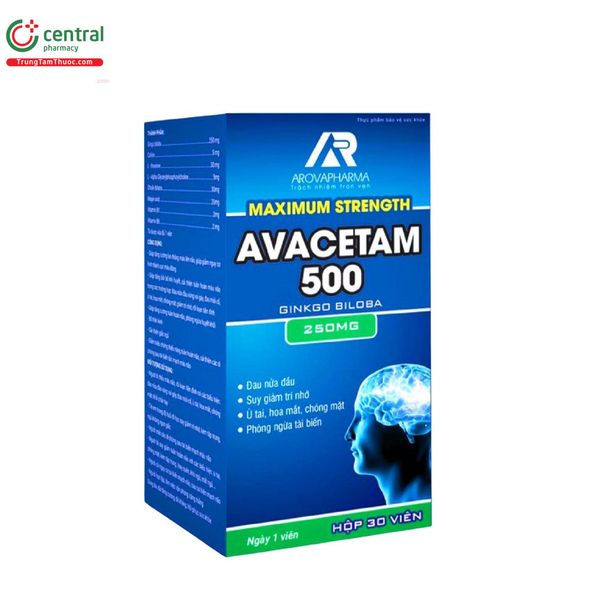 maximum strength avacetam 500 1 N5678