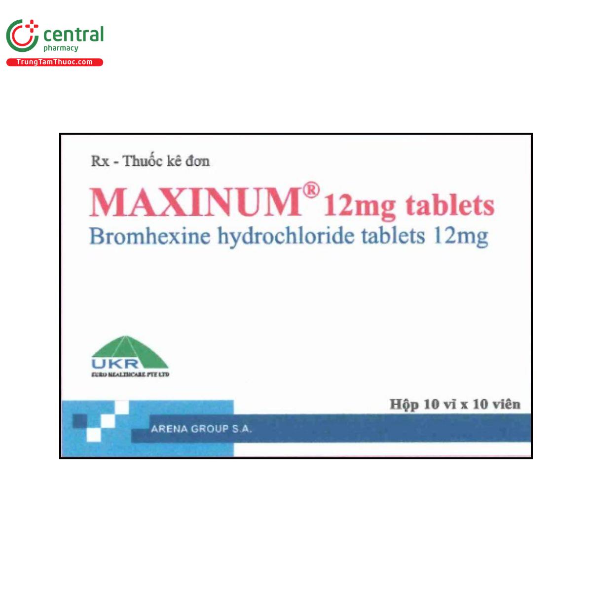 maxinum 12mg tablets 1 K4633 maxinum 12mg tablets 1 K4633