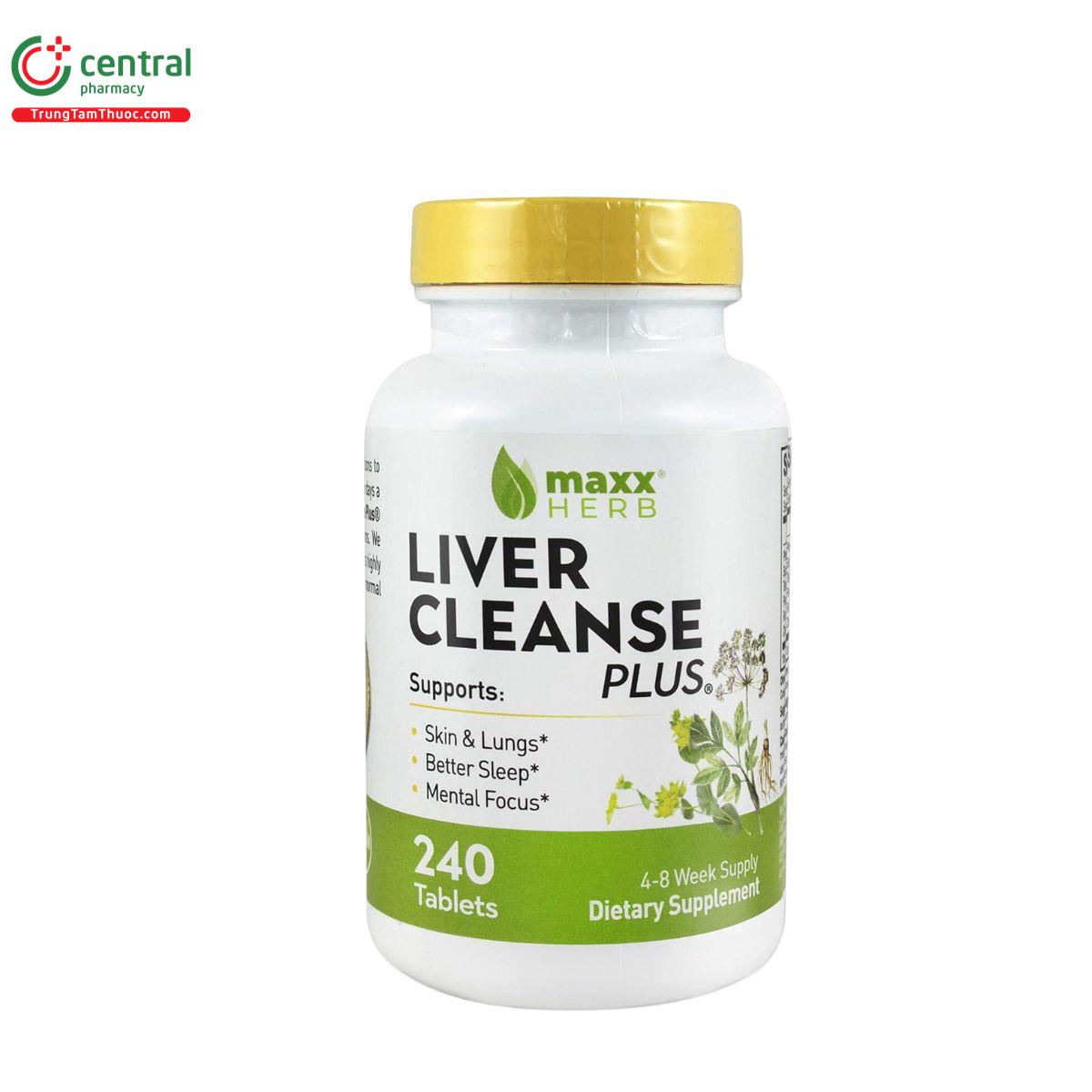 maxx herb liver cleanse plus 2 M5527