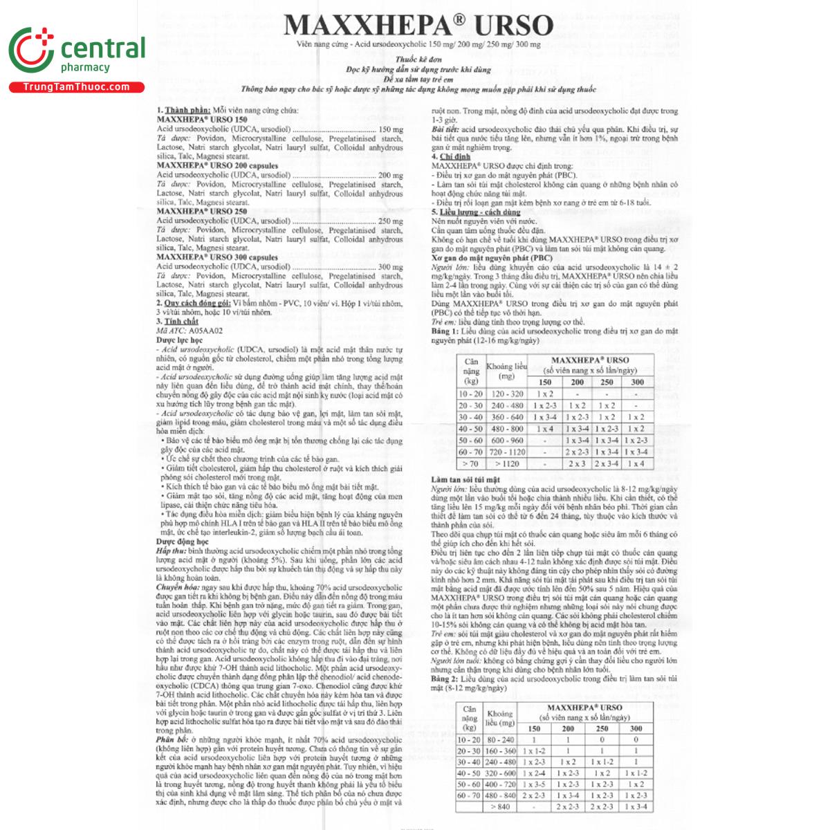 maxxhepa urso 300 6 C1504