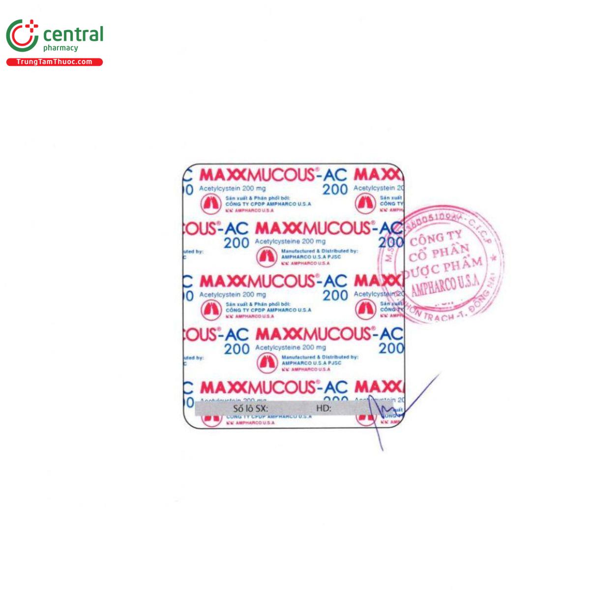 maxxmucous ac 200 3 S7180 maxxmucous ac 200 3 S7180