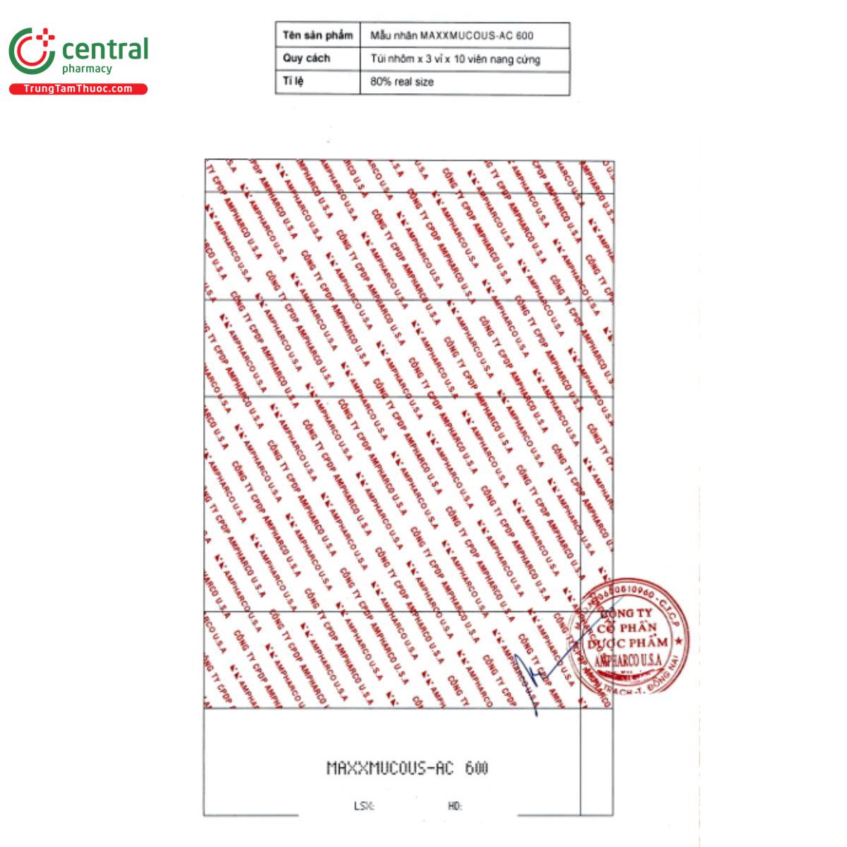 maxxmucous ac 600 7 O6822 maxxmucous ac 600 7 O6822