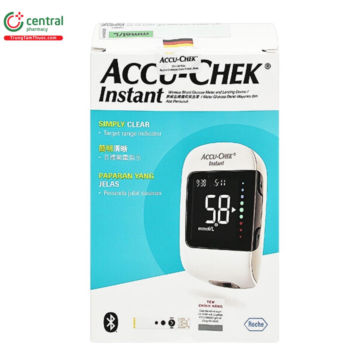 may do duong huyet accu chek instant 3 A0884