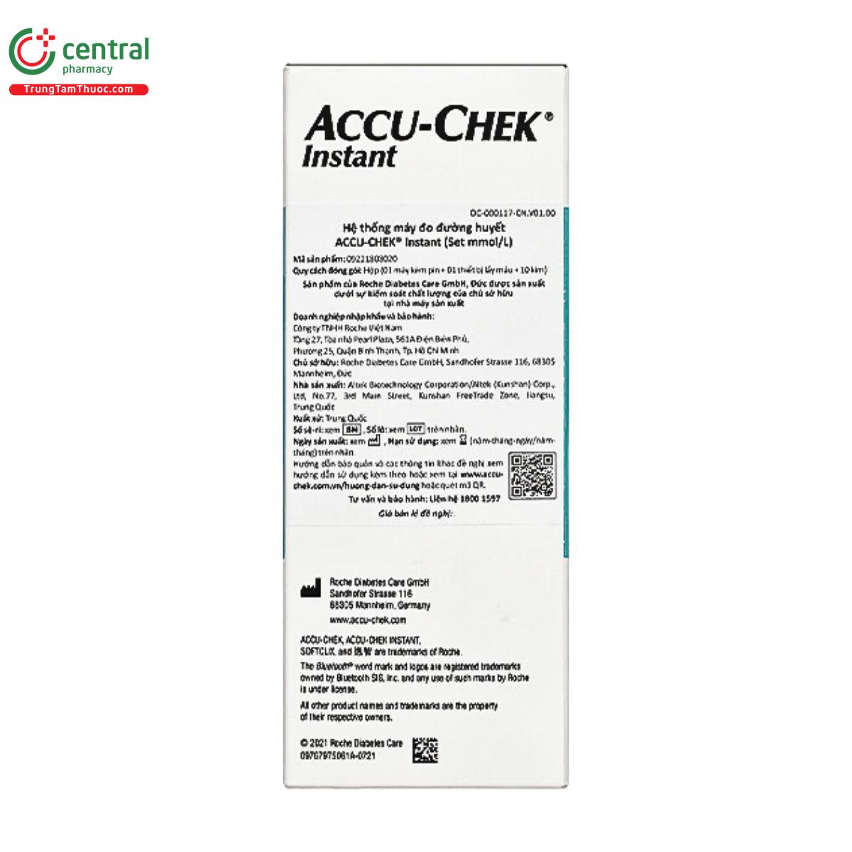 may do duong huyet accu chek instant 5 A0516