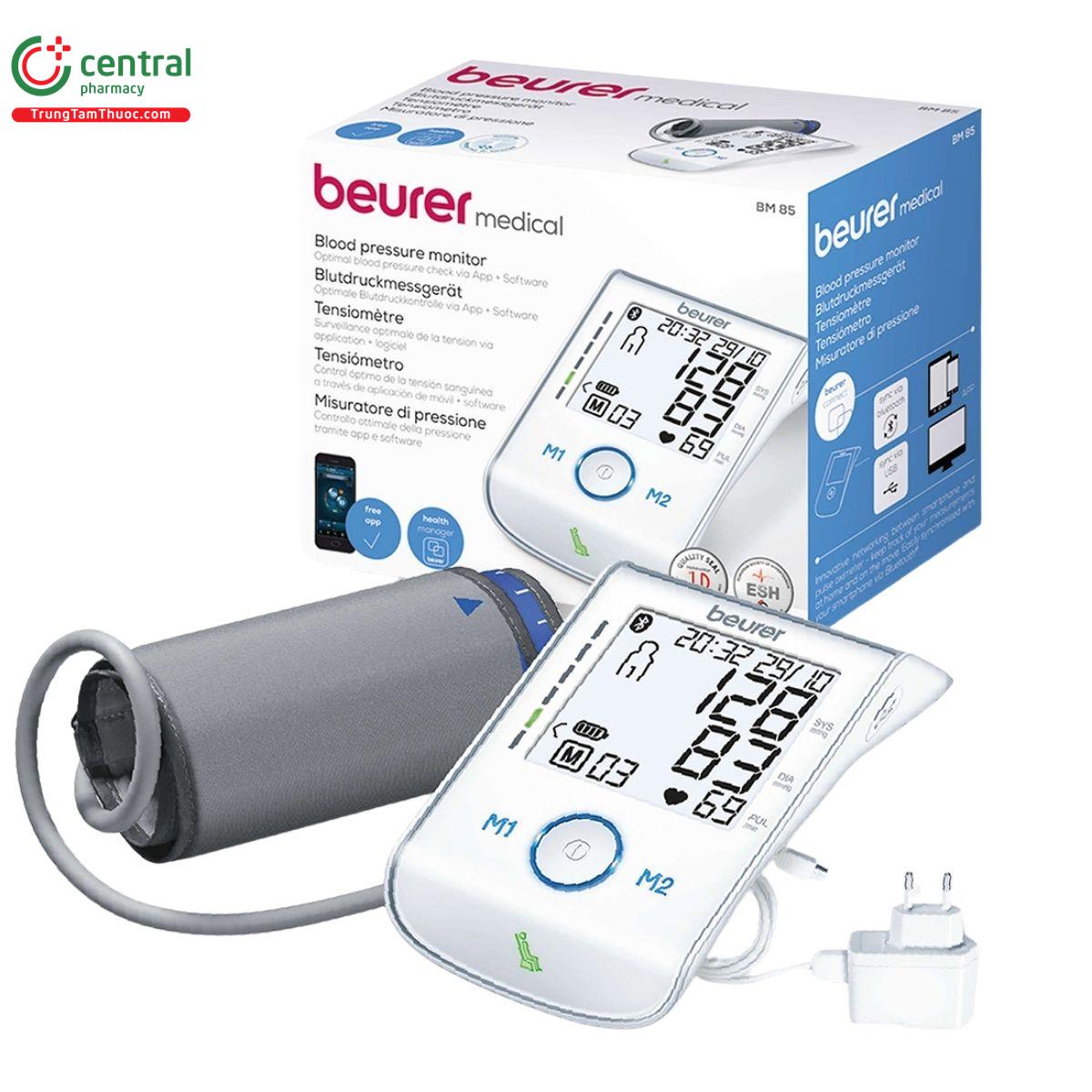 Máy đo huyết áp bắp tay Beurer BM85