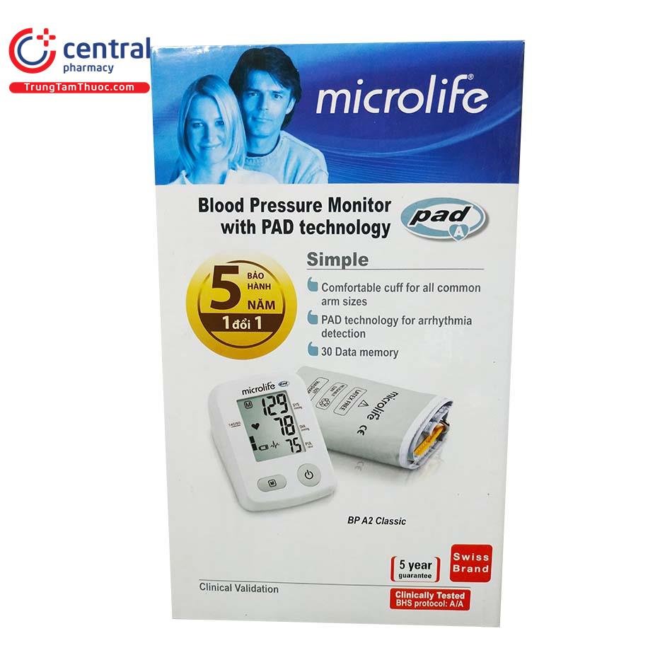 Máy đo huyết áp bắp tay Microlife BP A2 Classic