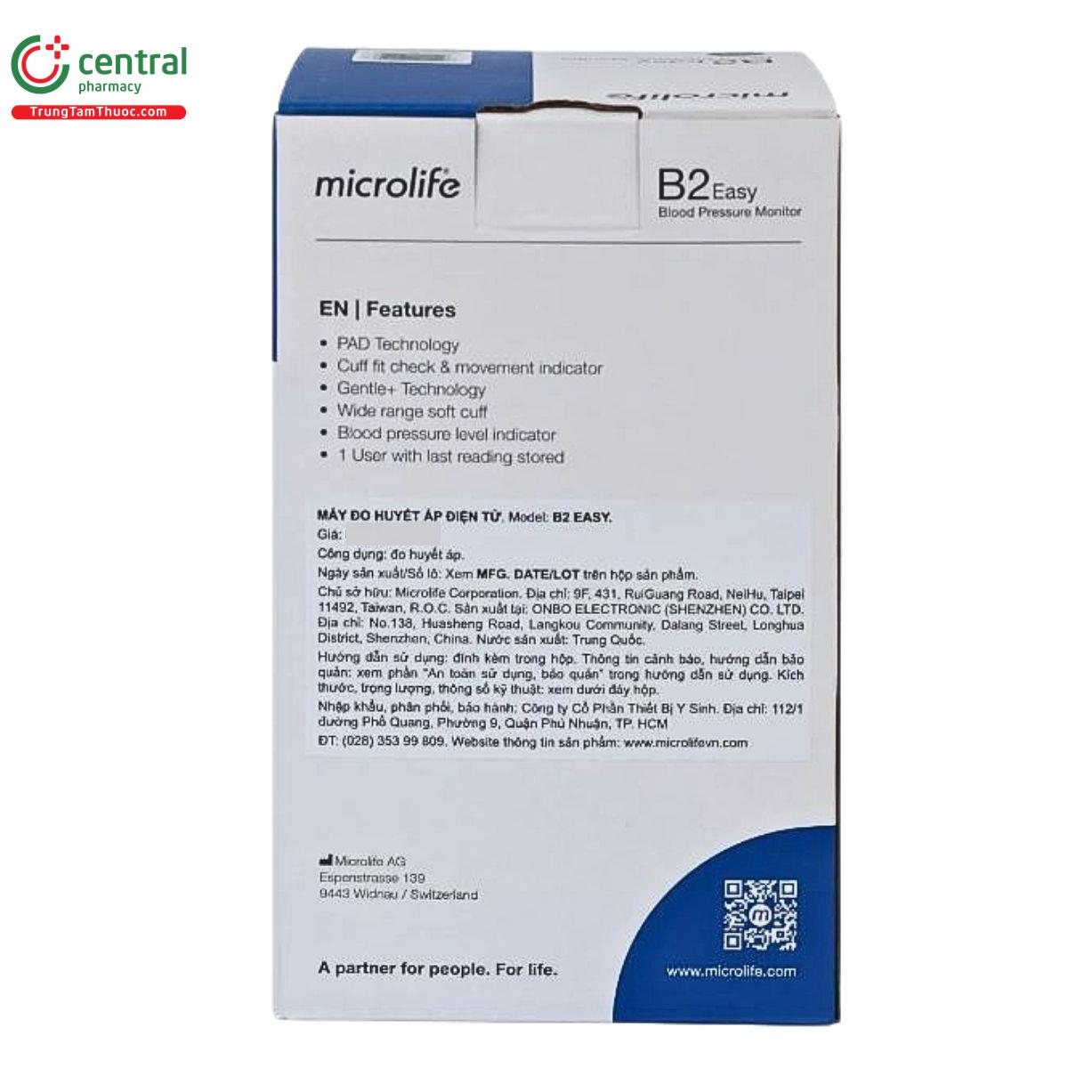 may huyet ap bap tay microlife b2 easy 4 O6008