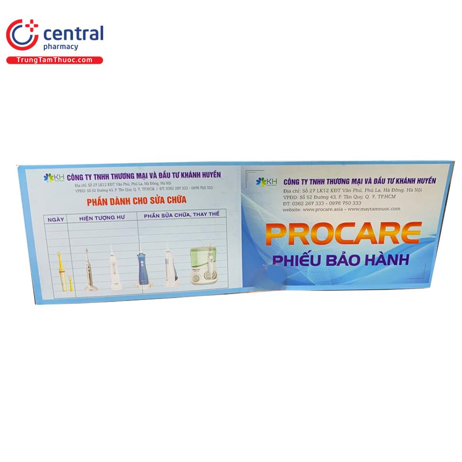 may tam nuoc procare 14 H2135