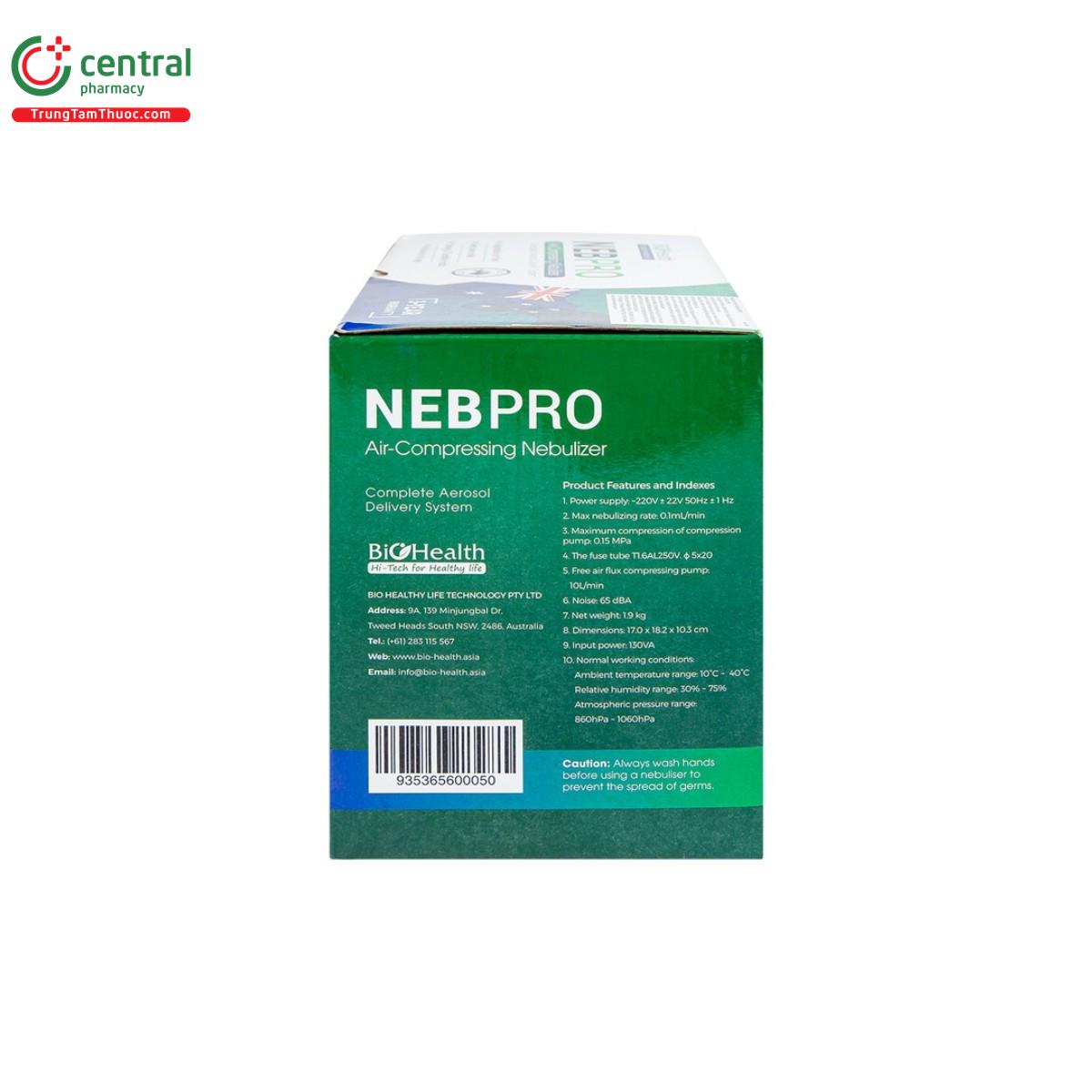 may xong khi dung biohealth neb pro 13 P6156