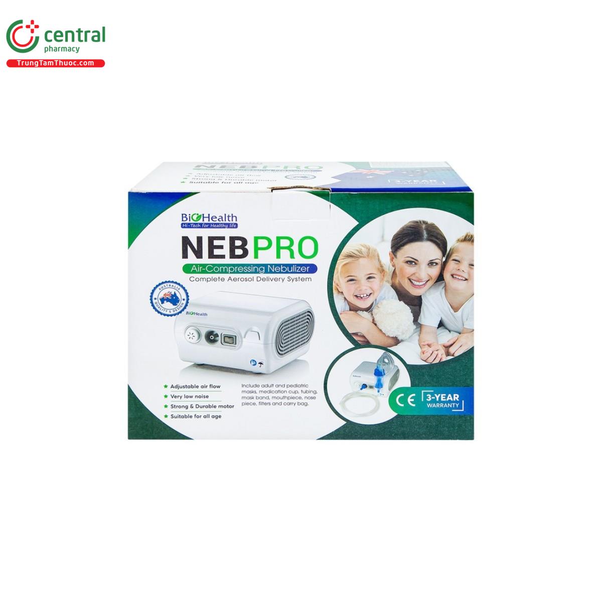 may xong khi dung biohealth neb pro 2 K4212