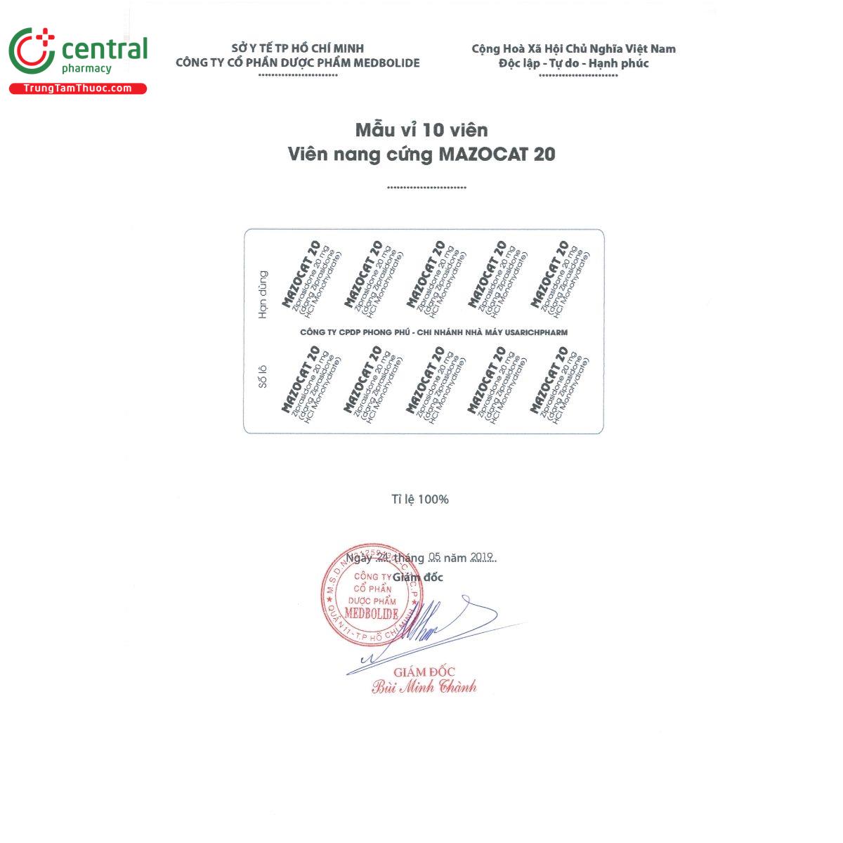 mazocat 20mg 1 R7735