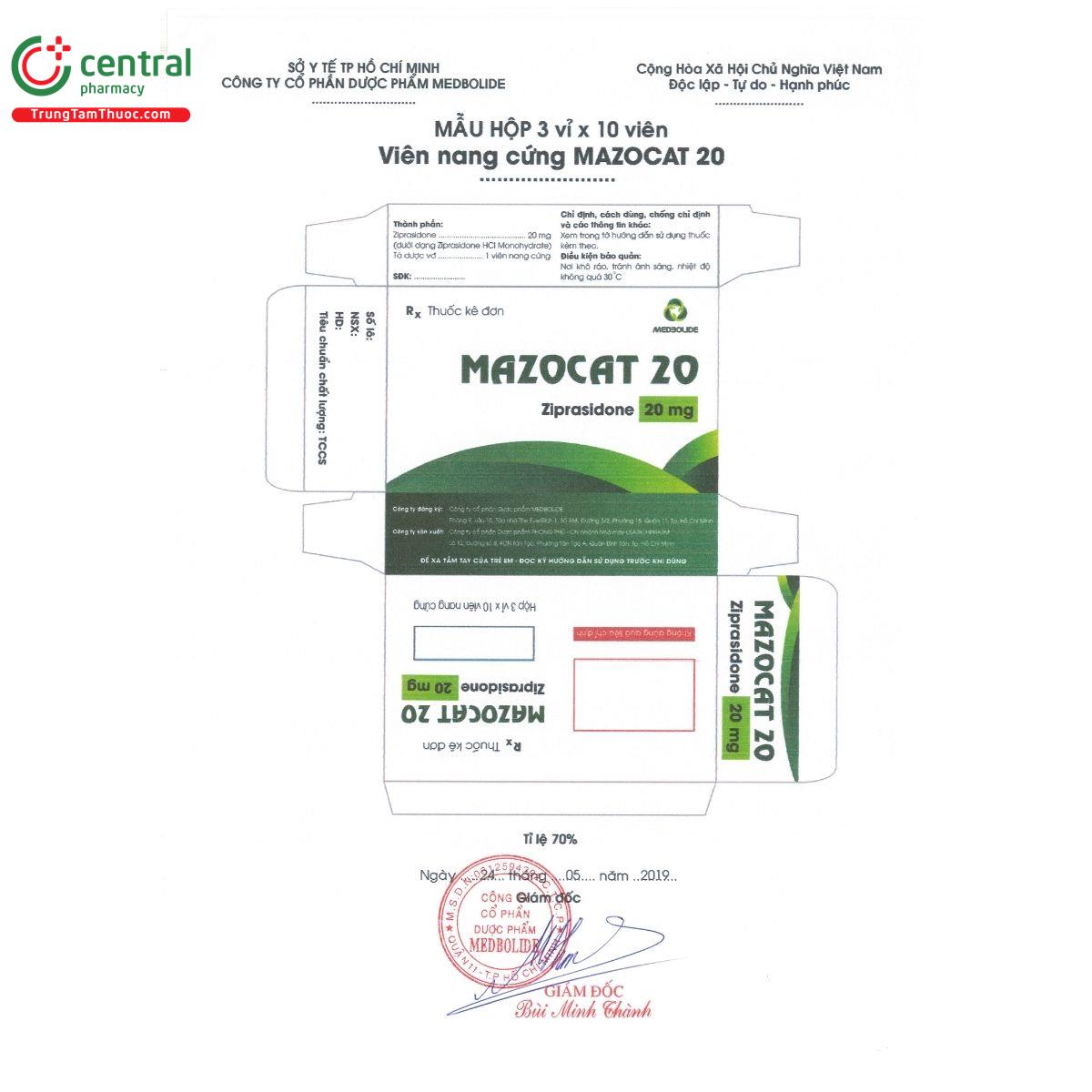 mazocat 20mg F2707