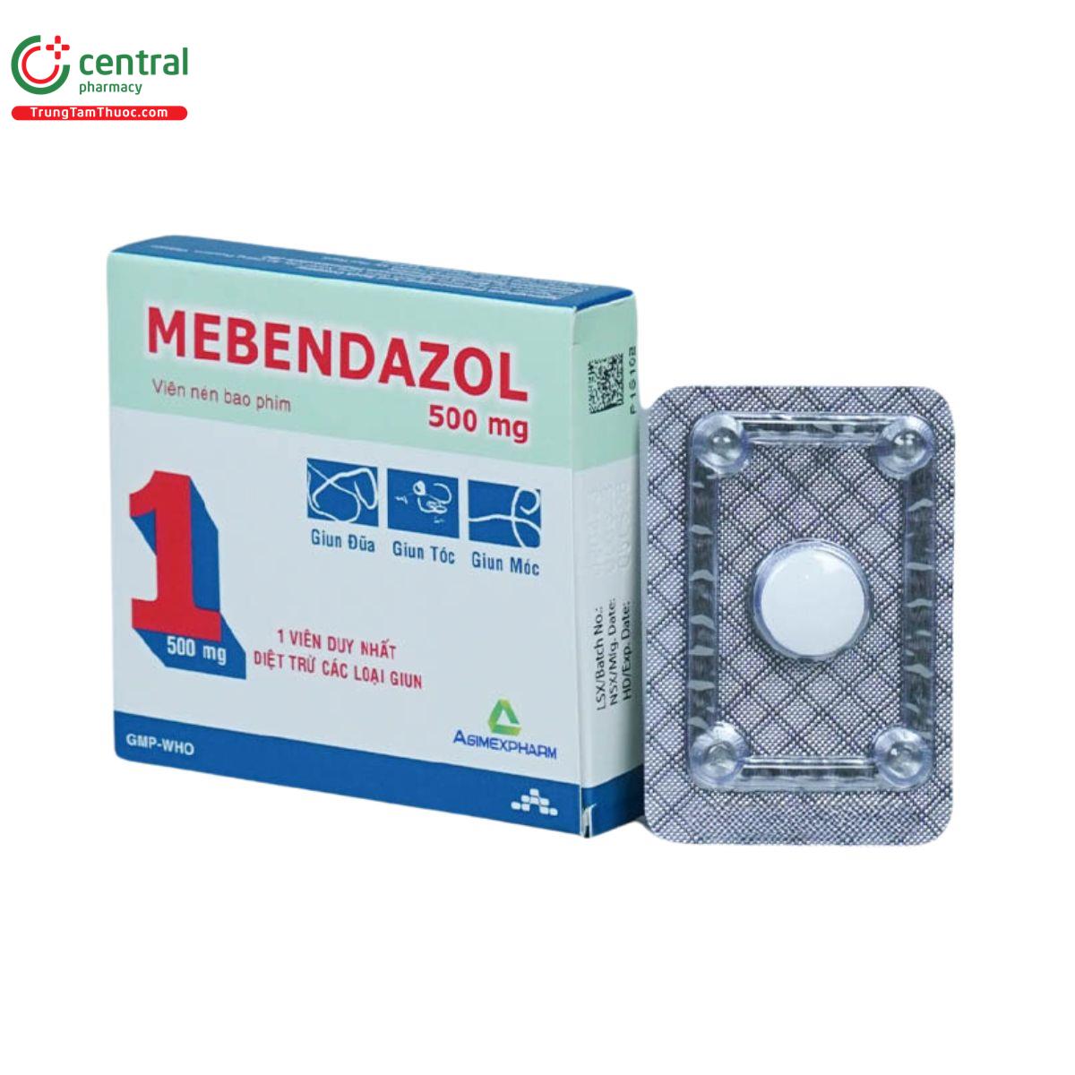 mebendazol 500mg agimexpharm 2 U8004