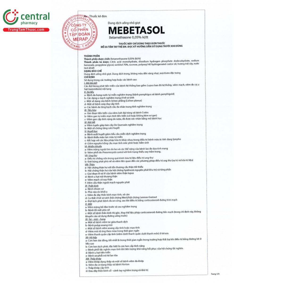 mebetasol 4 J3711