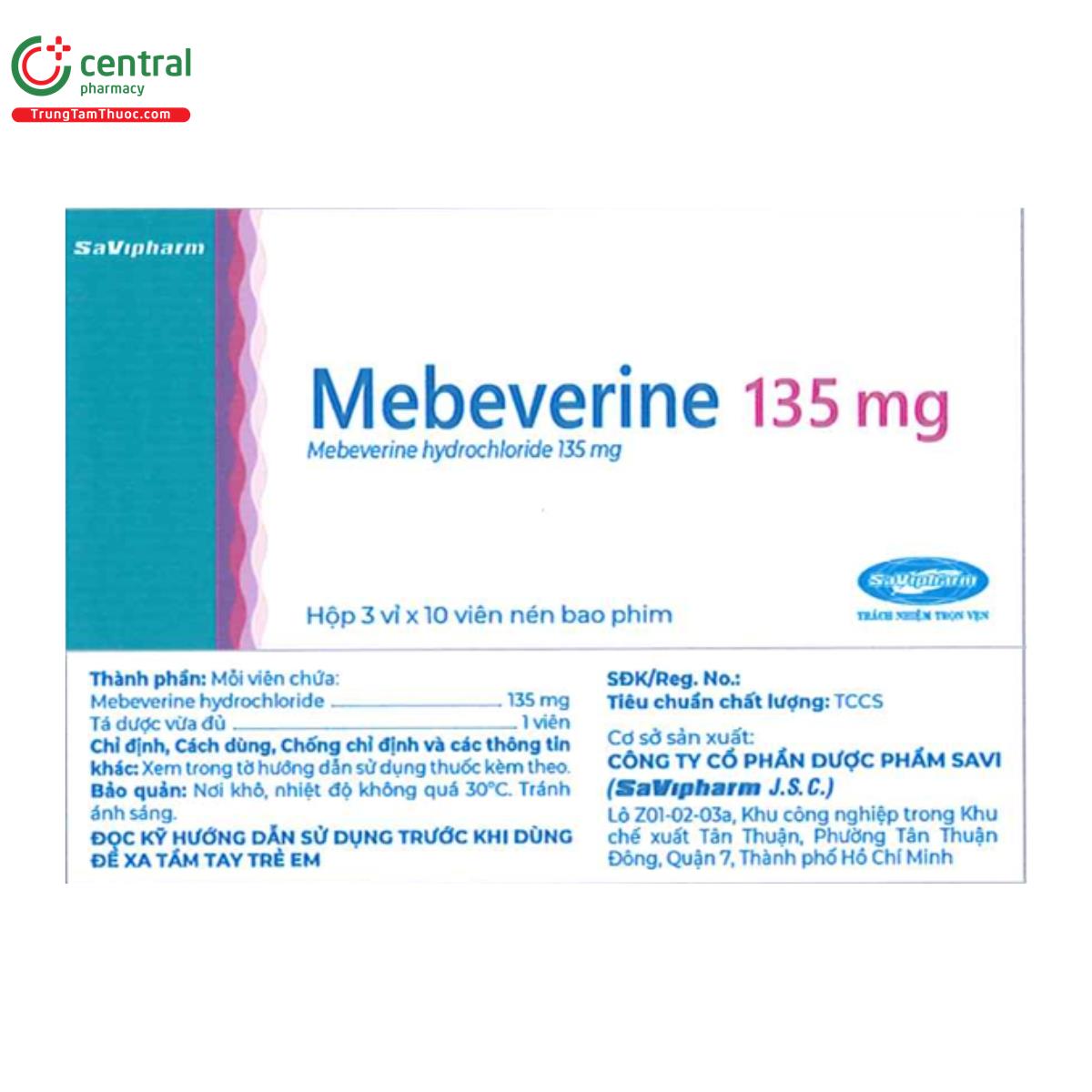 mebeverine 135 mg savi 3 I3502 mebeverine 135 mg savi 3 I3502