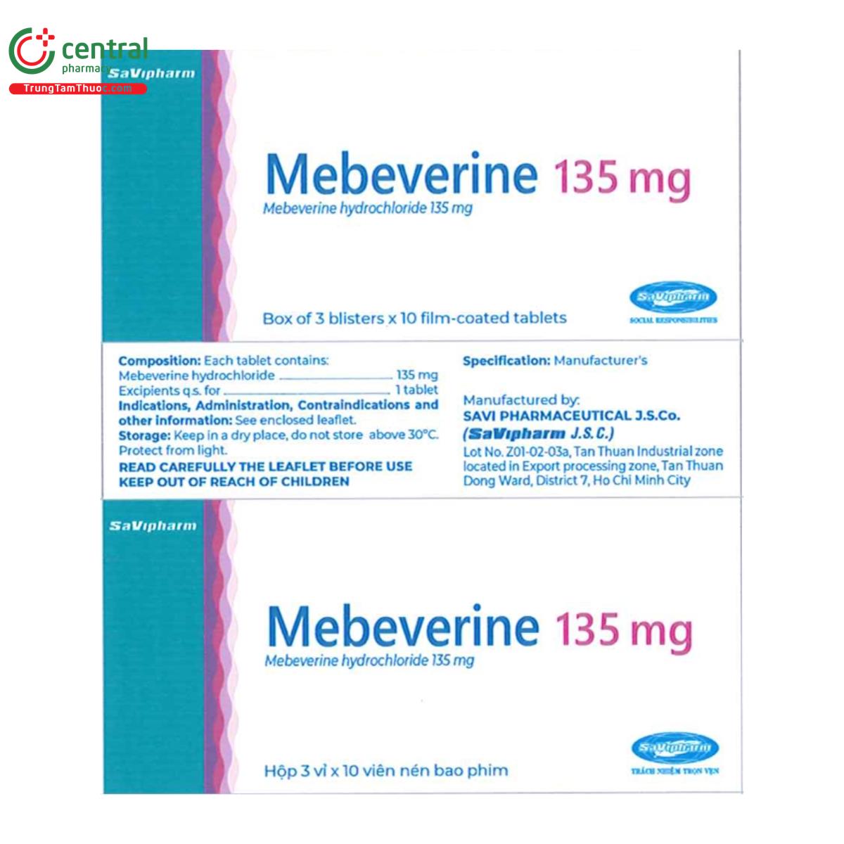 mebeverine 135 mg savi 5 E1032 mebeverine 135 mg savi 5 E1032