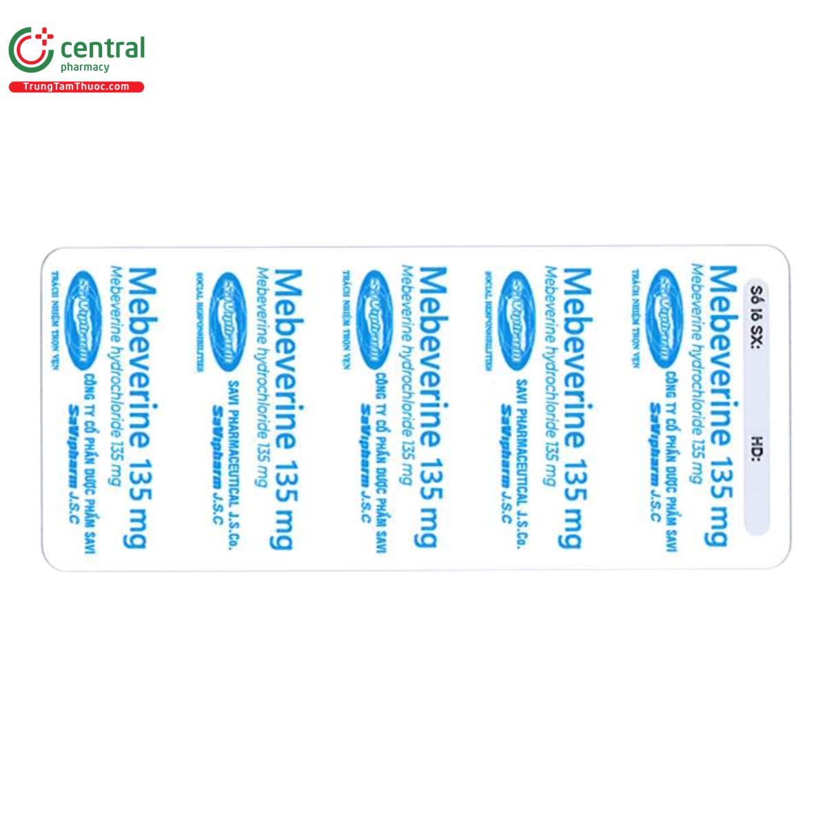mebeverine 135 mg savi 6 J3173 mebeverine 135 mg savi 6 J3173