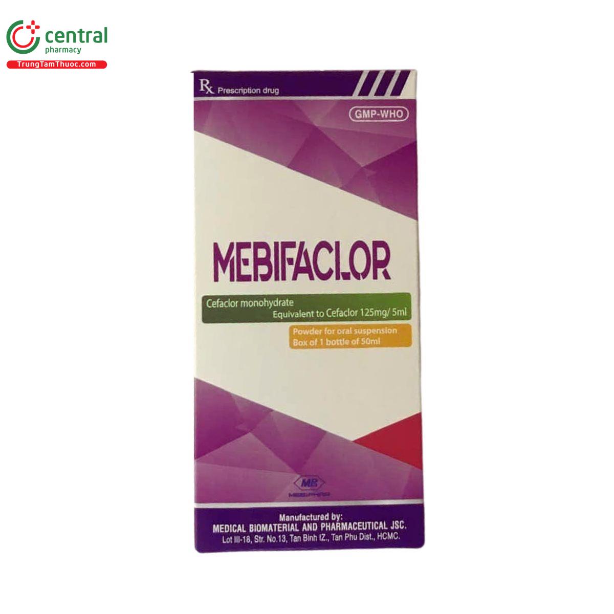 mebifaclor 125mg5ml 4 L4853