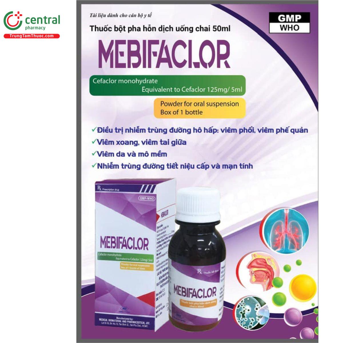 mebifaclor 125mg5ml 8 H2367