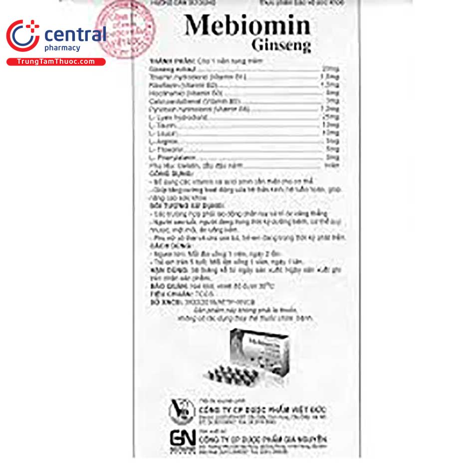 mebiomin 9 H3408