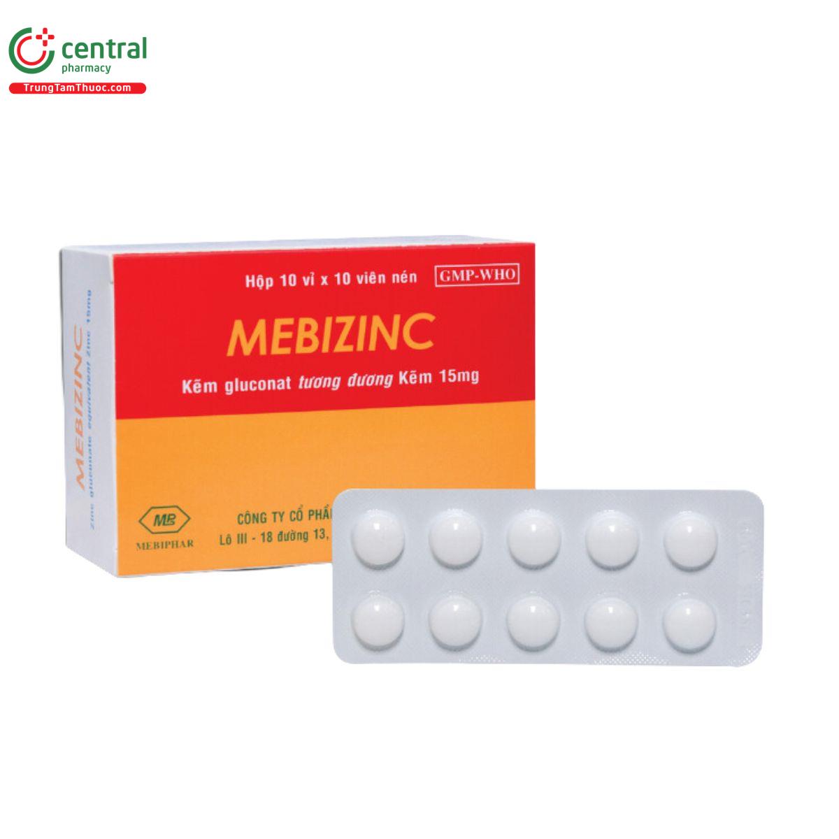 mebizinc 15mg 1 U8011