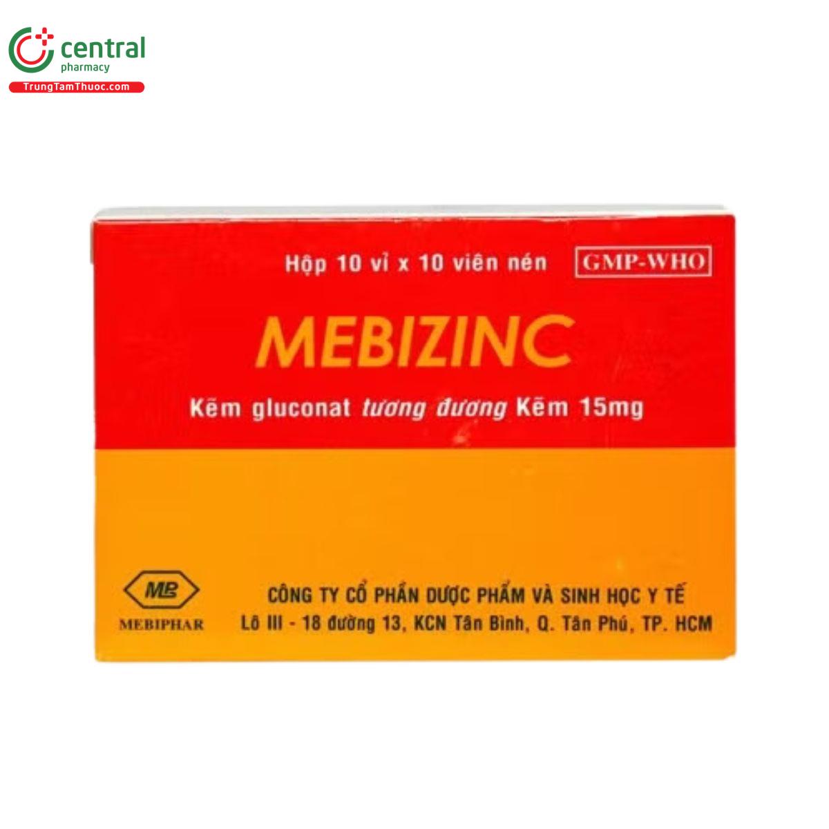 mebizinc 15mg 2 L4384