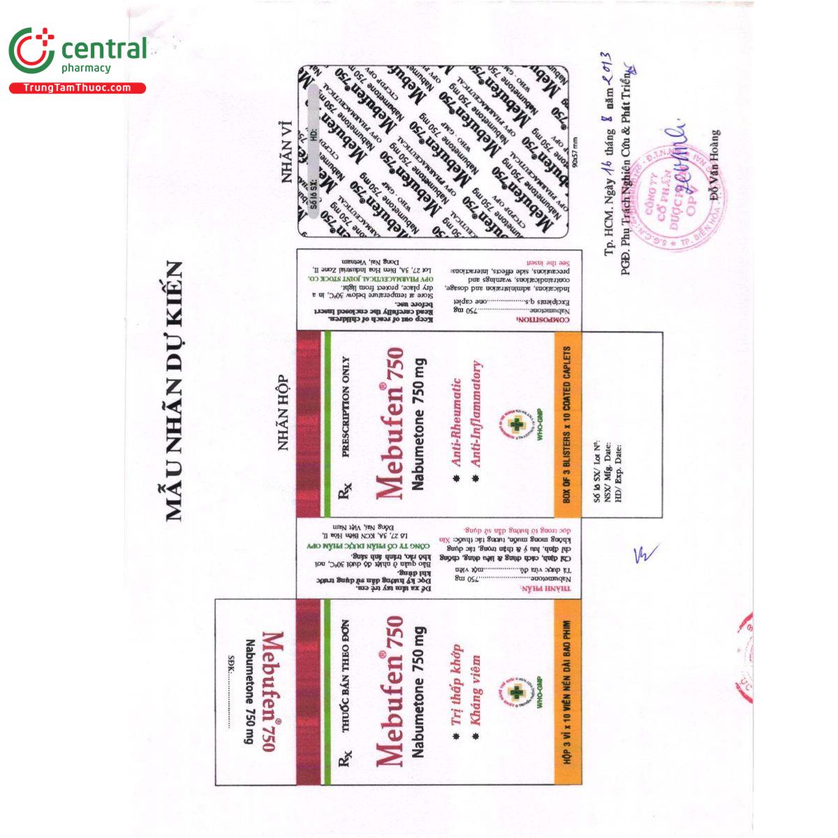 mebufen 750 5 N5113 mebufen 750 5 N5113