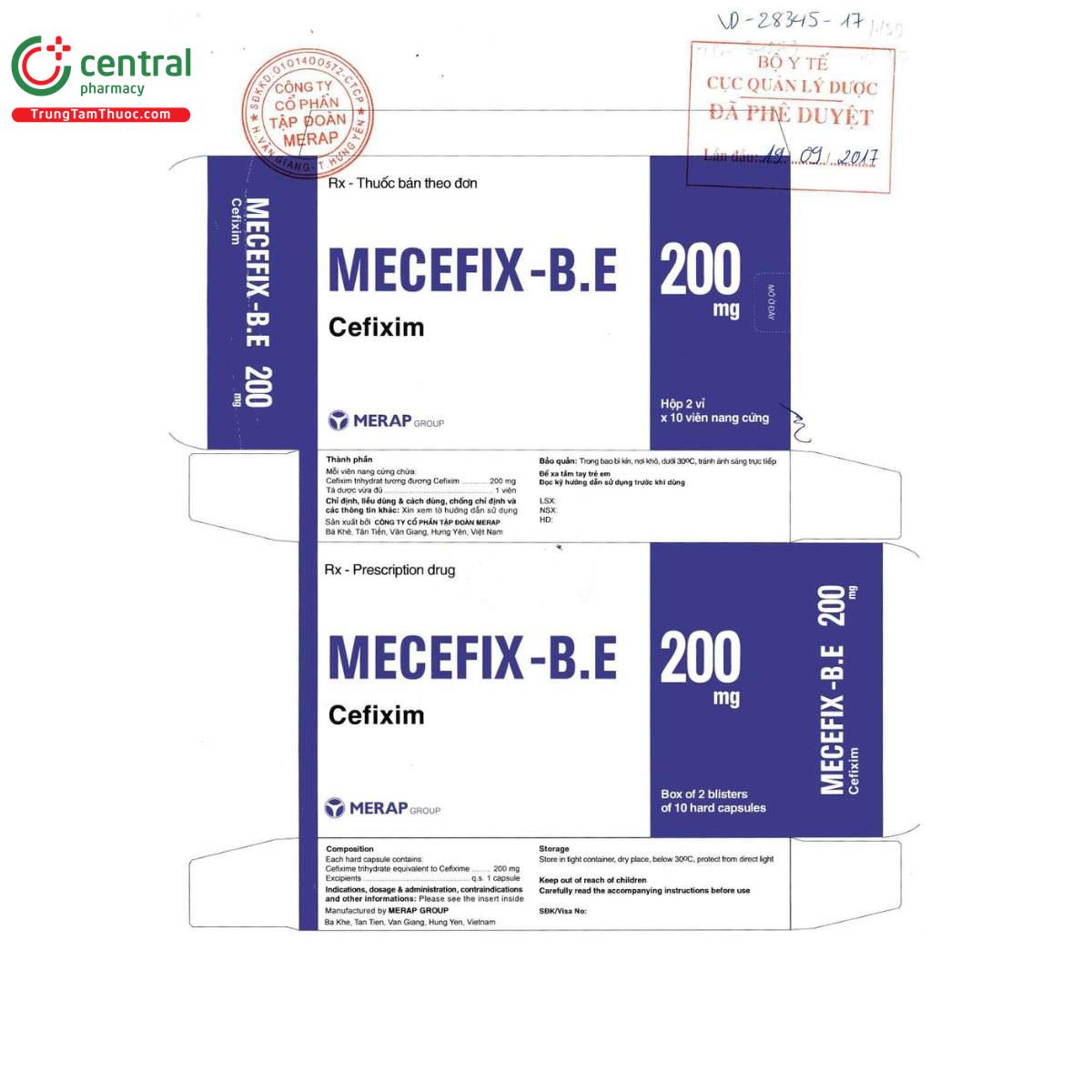 mecefix be 200 mg 12 F2686