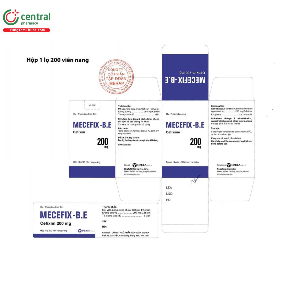 mecefix be 200 mg 14 B0102