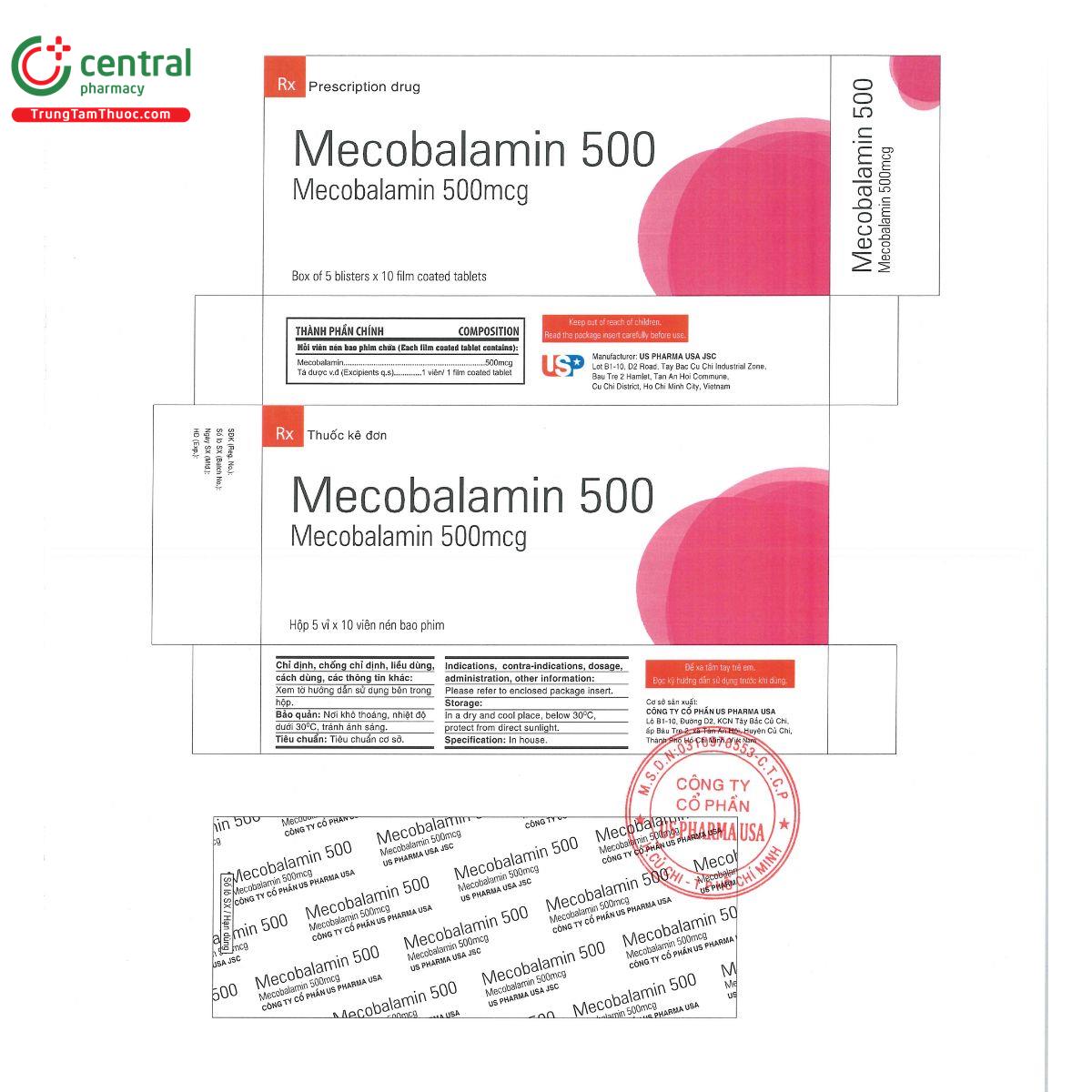 mecobalamin 500g us pharma usa 1 B0168 mecobalamin 500g us pharma usa 1 B0168