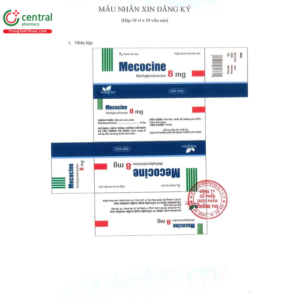 mecocine 8mg 2 C1288