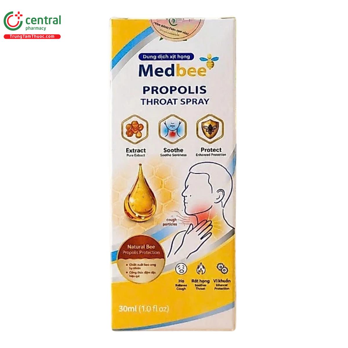 medbee propolis throat spray 2 O6461 medbee propolis throat spray 2 O6461