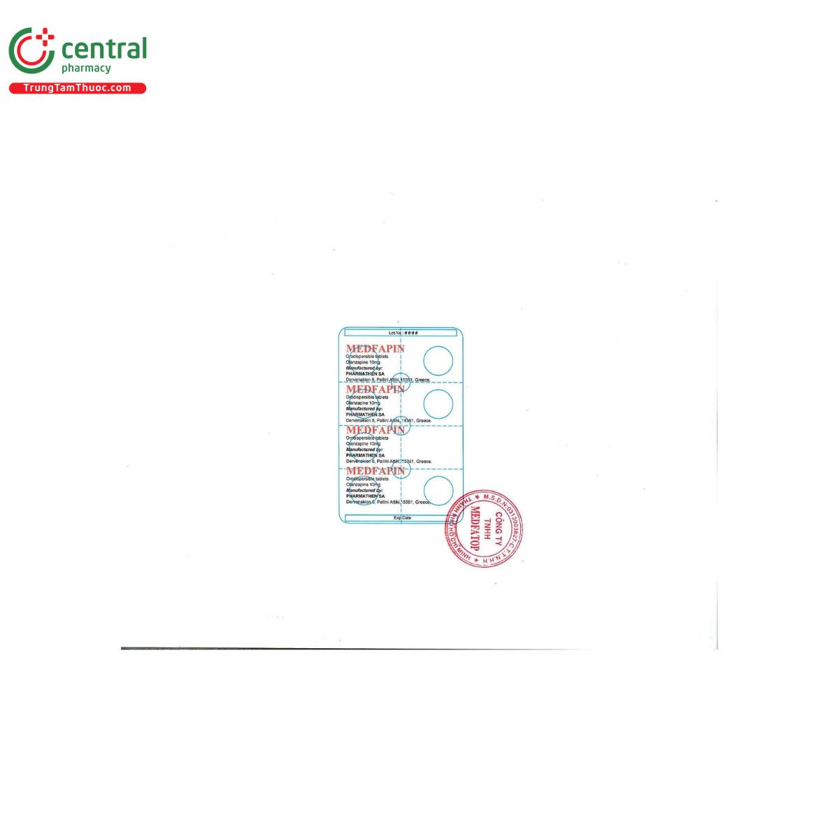 medfapin 10mg 3 Q6673