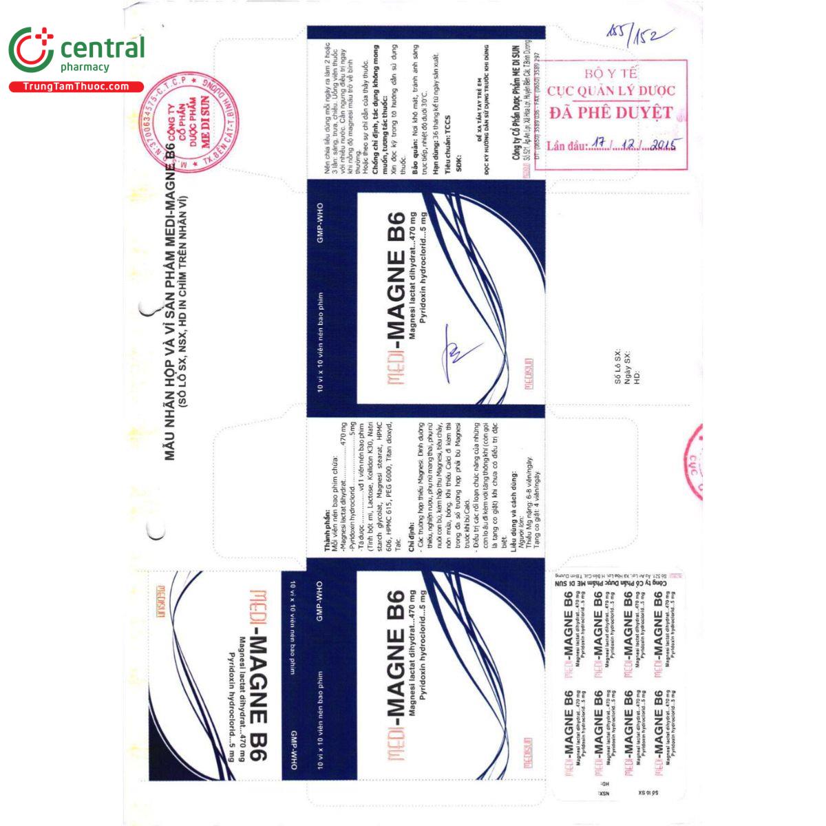 medi magne b6 5 O5146 medi magne b6 5 O5146